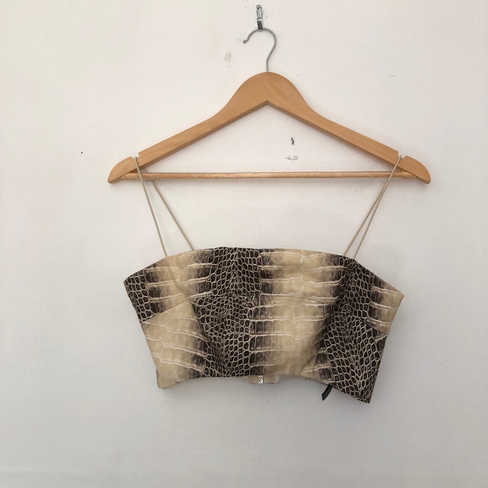 Stylish Snake Print Tank Top
